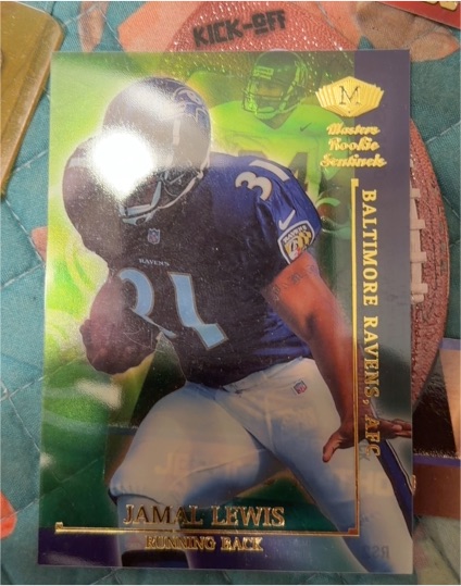 2000 Collector's Edge Masters Sentinel Rookies Gold #RS2 Jamal Lewis — front