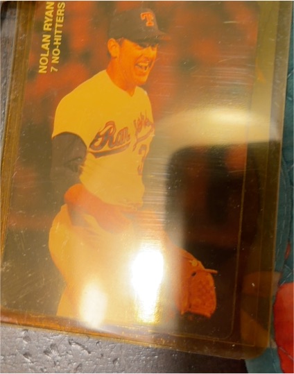 1992 Mother's Cookies Nolan Ryan 7 No-Hitters #2 — front