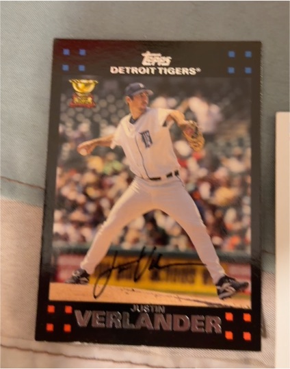 2007 Topps #160 Justin Verlander — front