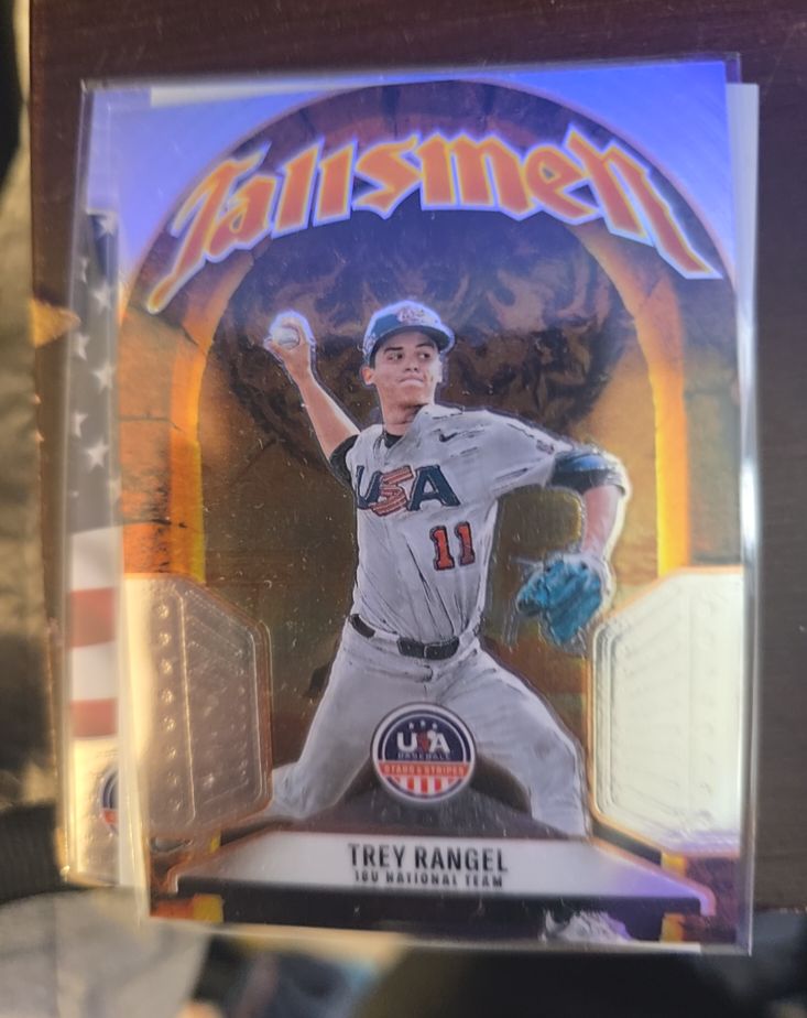 2026 Panini Stars & Stripes Prizm #25 Trey Rangel — front