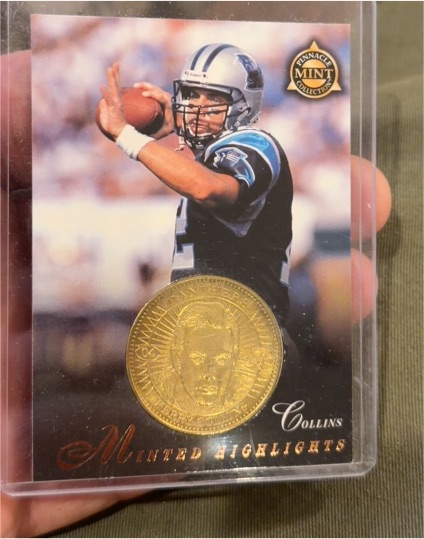 1997 Pinnacle Mint Collection #24 Kerry Collins — front