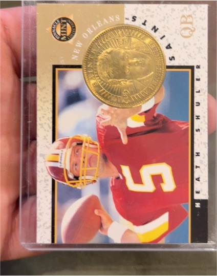 1997 Pinnacle Mint Collection #18 Heath Shuler — front