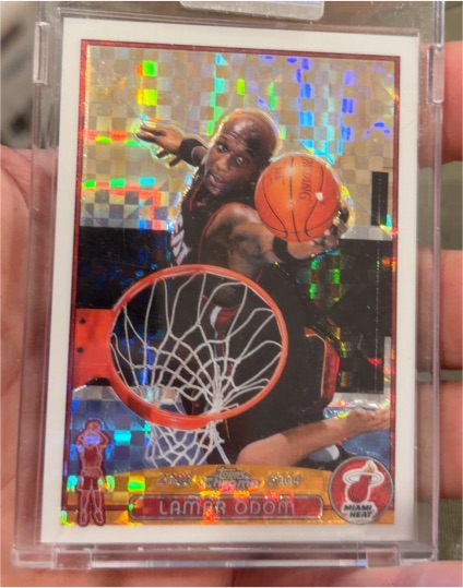 2003-04 Topps Chrome #98 Lamar Odom — front