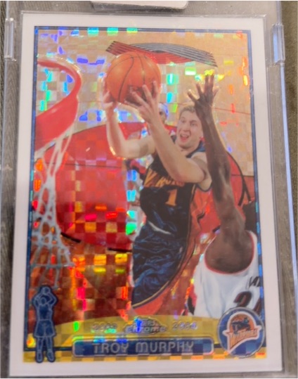 2003-04 Topps Chrome #107 Troy Murphy Golden State Warriors — front