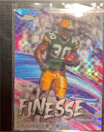 2024 Topps Chrome #F-12 Ahman Green Finesse X-Fractor — front