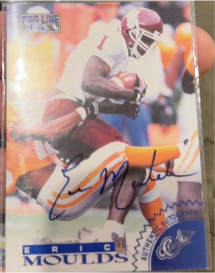 1996 Pro Line Classic #40 Eric Moulds — front