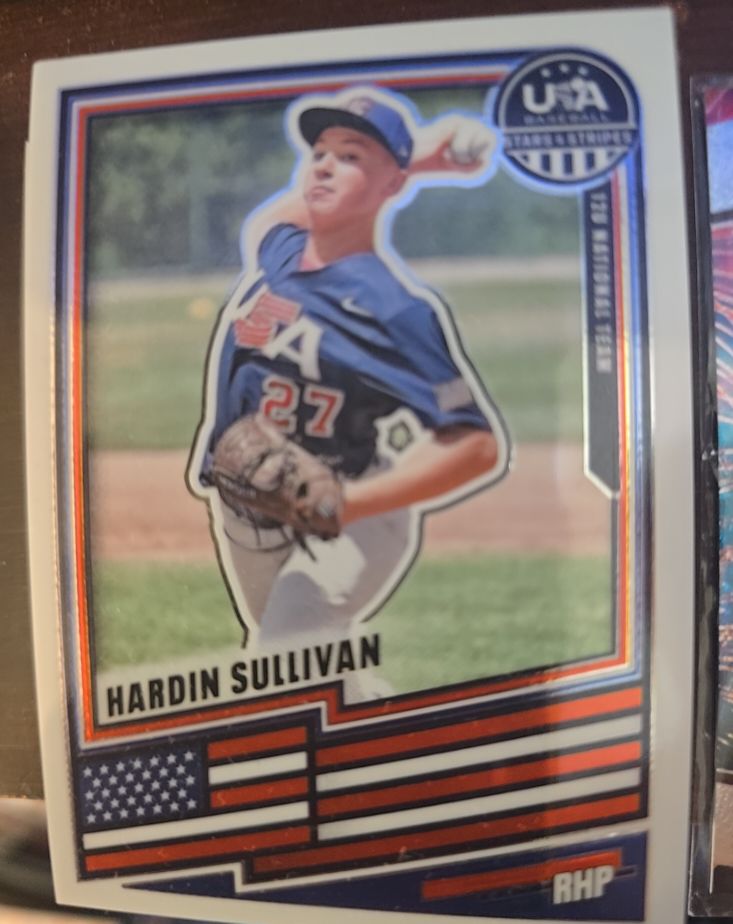2026 Panini Stars & Stripes Prizm #54 Hardin Sullivan — front