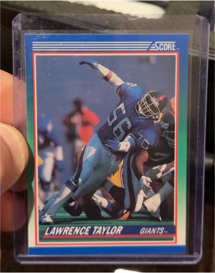 1990 Score #50 Lawrence Taylor — front