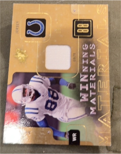 2009 Upper Deck SPx Winning Materials #W-MH Marvin Harrison — front