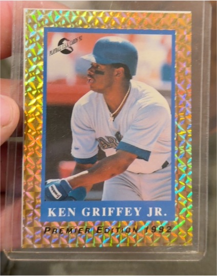1992 Playball USA #3224 Ken Griffey Jr. Premier Edition Gold Foil — front