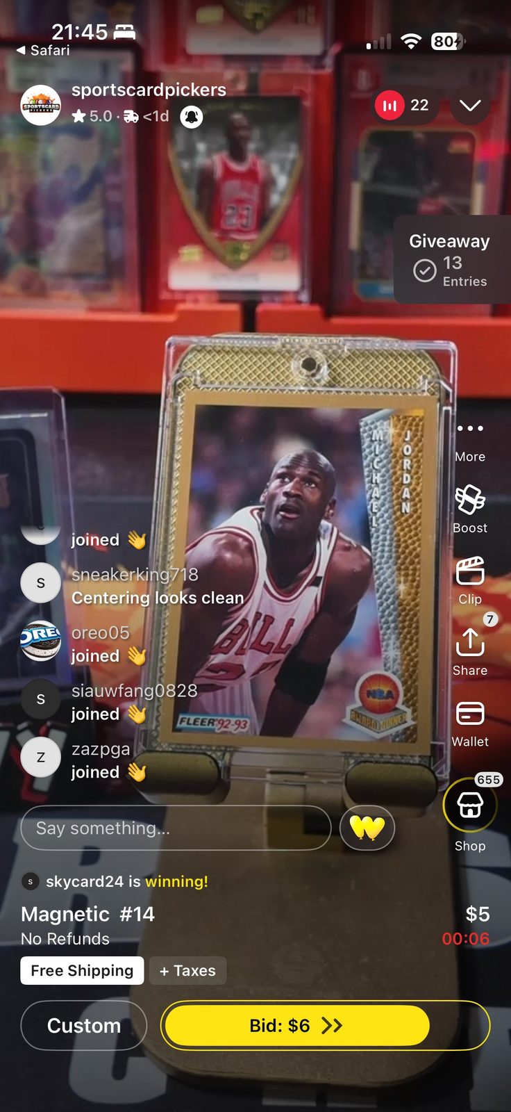 1992-93 Fleer Michael Jordan — front