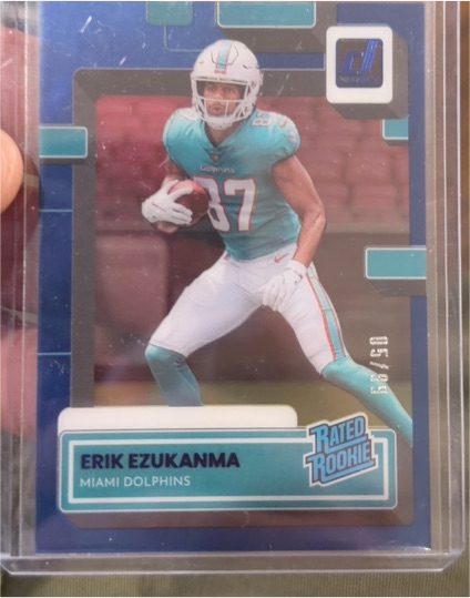 2022 Panini Donruss Clearly Rated Rookie #89 Erik Ezukanma — front