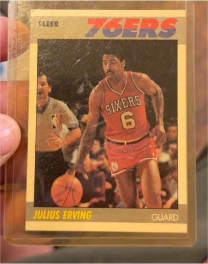 1987-88 Fleer #35 Julius Erving — front