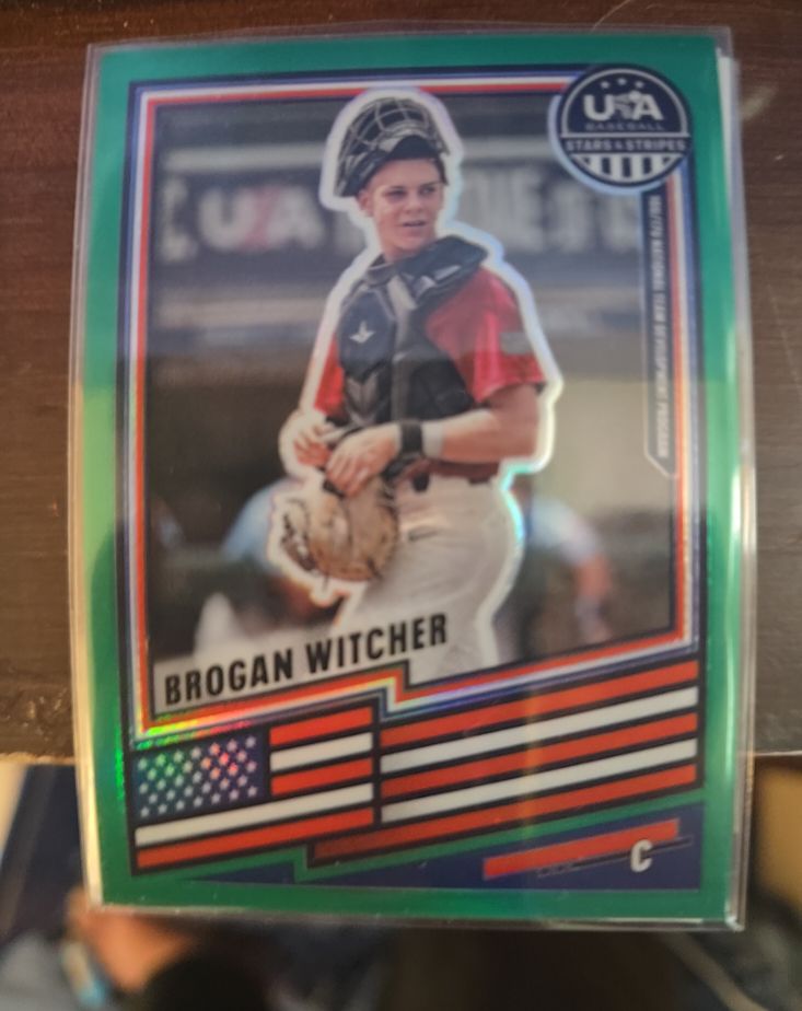2026 Panini Stars & Stripes Prizm #145 Brogan Witcher — front