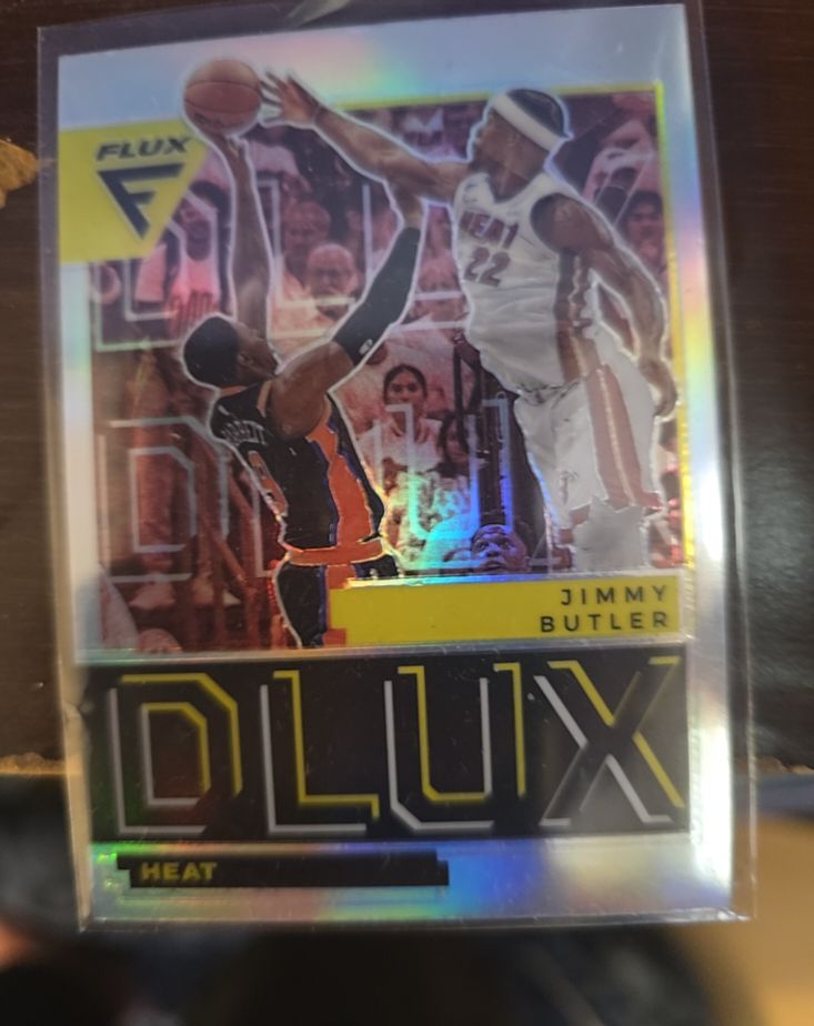 2022-23 Panini Flux #9 Jimmy Butler DLUX Insert Miami Heat — front