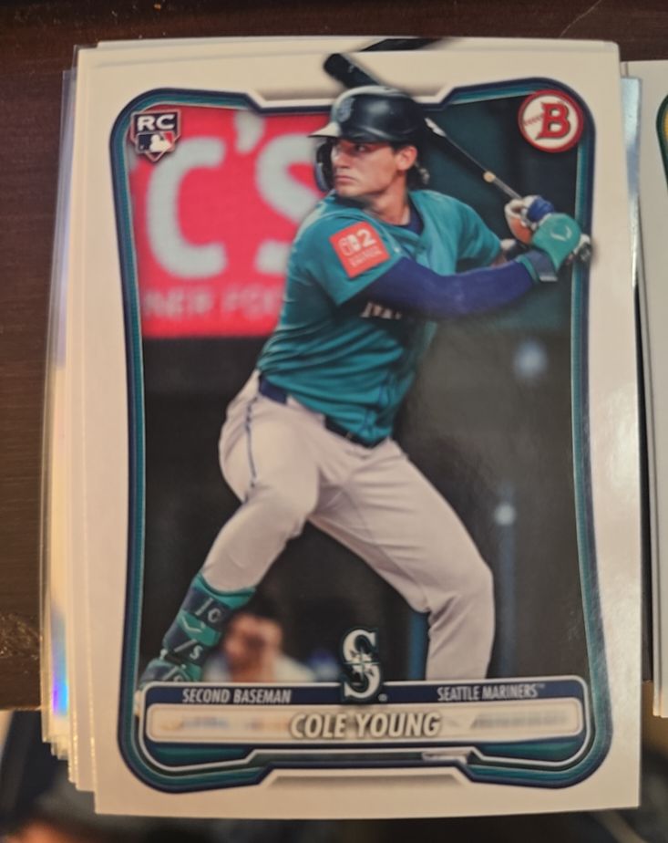2026 Bowman #78 Cole Young — front