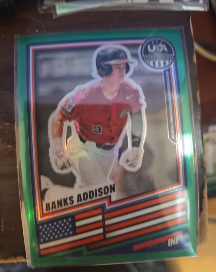2026 Panini Stars & Stripes Prizm #163 Banks Addison — front