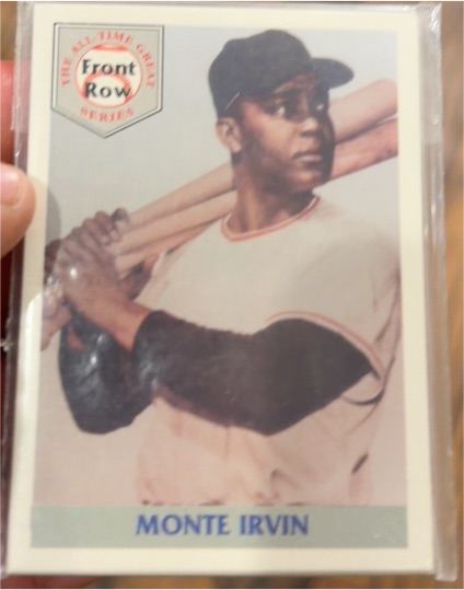 1992 Front Row #1 Monte Irvin — front