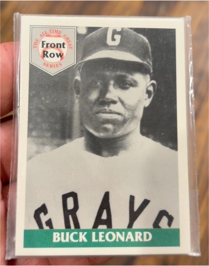 1992 Front Row All-Time Great Series #1 Buck Leonard — front
