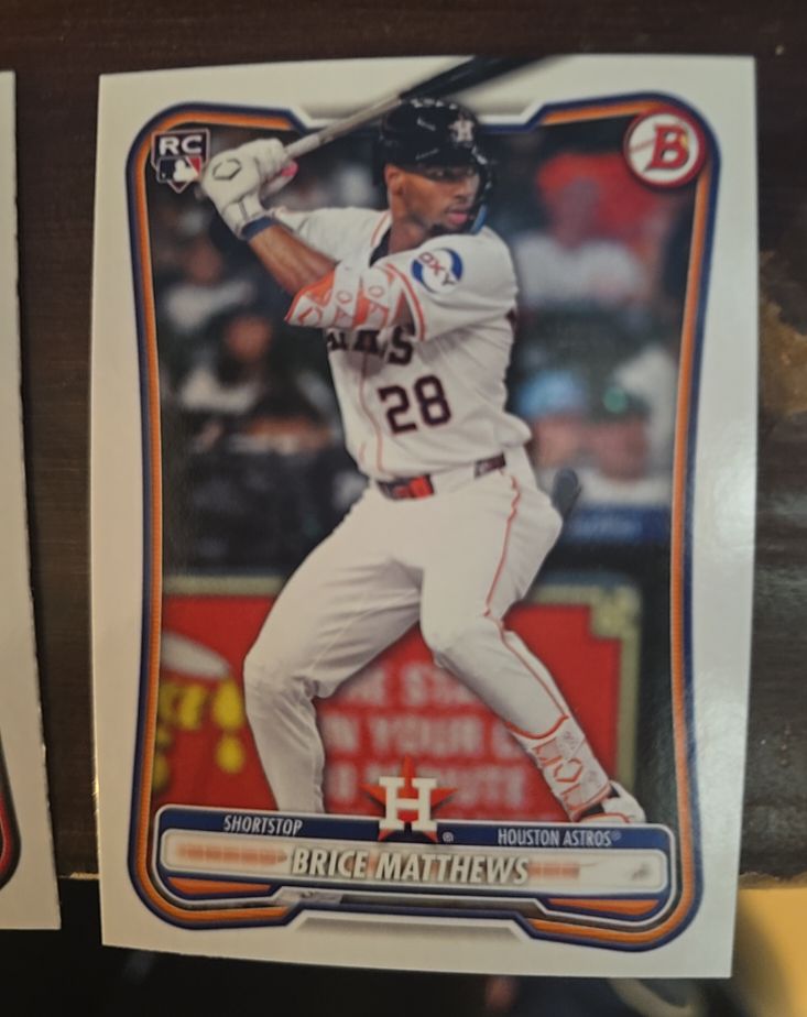 2026 Bowman #56 Brice Matthews — front