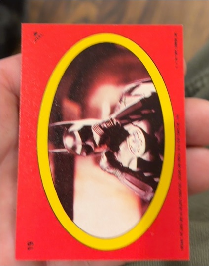 1989 Topps Batman #19 Batman Sticker — front