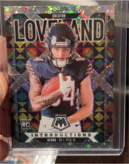 2025 Panini Mosaic #5 Colston Loveland Introductions Rookie — front