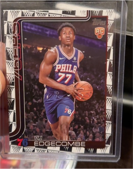 2025 Topps #203 VJ Edgecombe — front