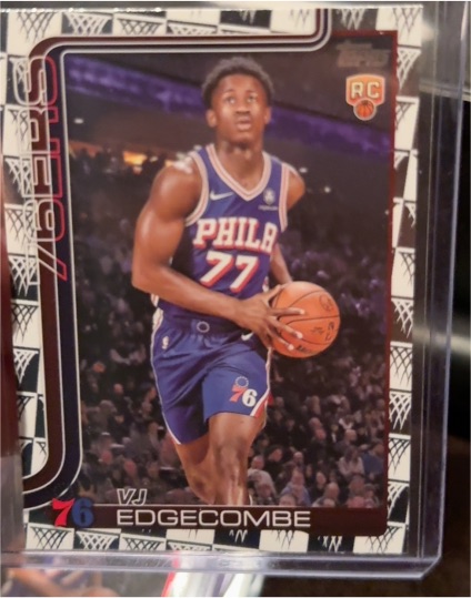 2025 Topps #203 VJ Edgecombe — front
