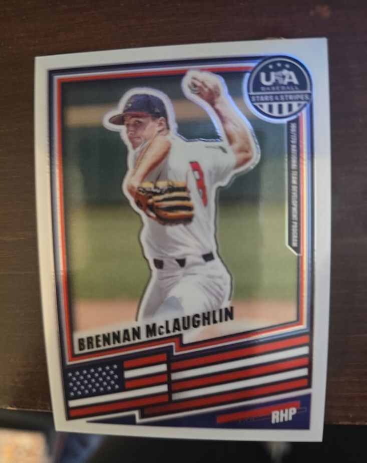 2026 Panini Stars & Stripes Prizm #138 Brennan McLaughlin — front