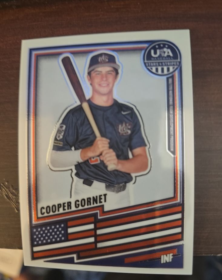 2026 Panini Stars & Stripes Prizm #4 Cooper Gornet — front