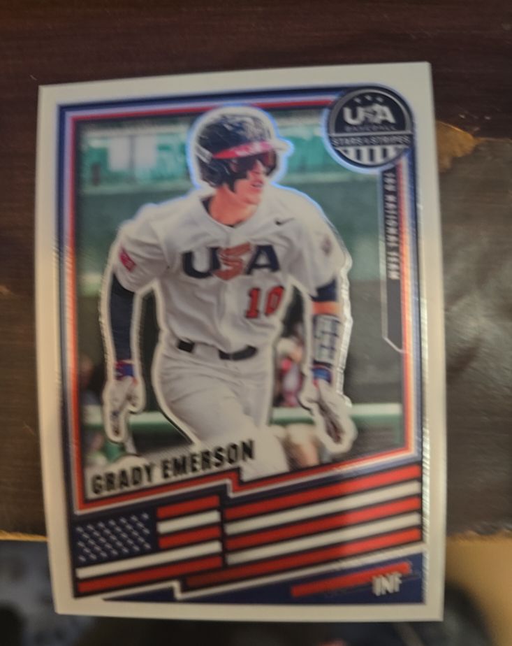 2026 Panini Stars & Stripes #155 Grady Emerson — front