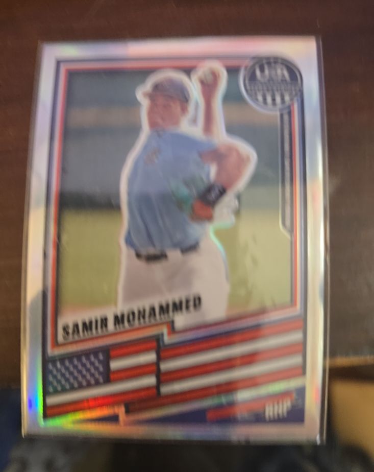 2026 Panini Stars & Stripes Prizm #130 Samir Mohammed — front