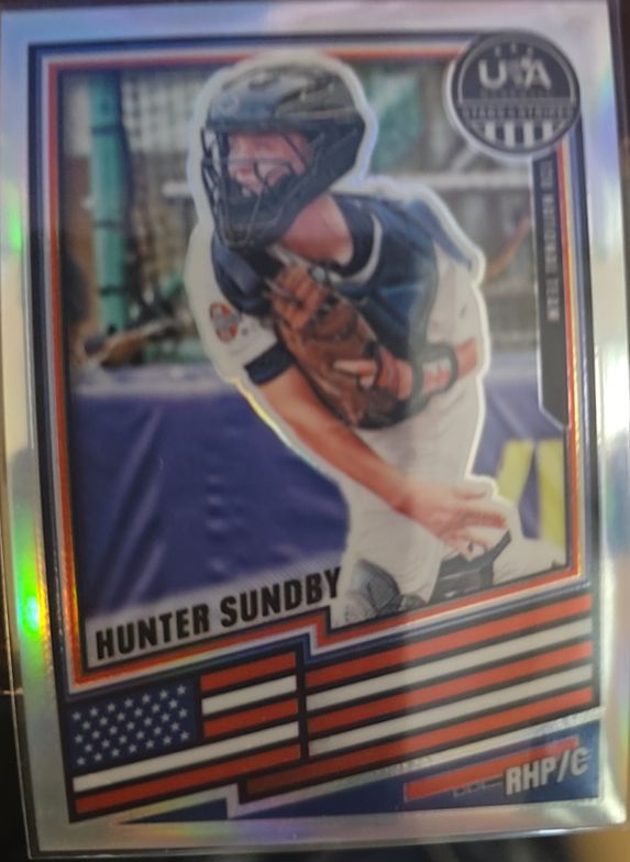 2026 Panini Stars & Stripes Prizm #65 Hunter Sundby — front
