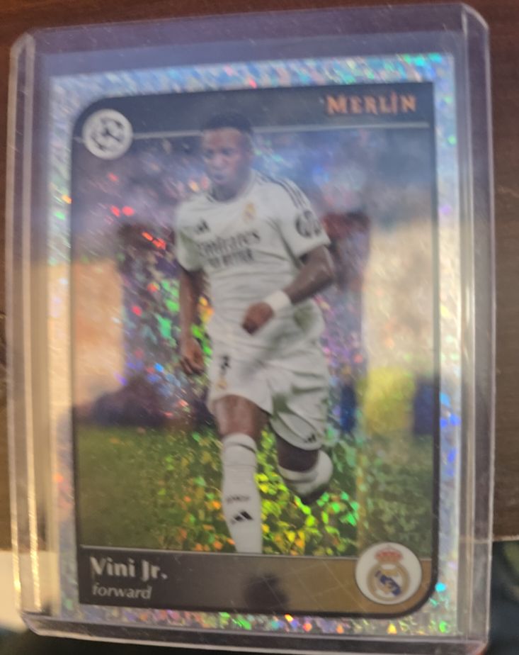 2025 Topps Merlin UEFA Club Competitions #77 Vini Jr. — front