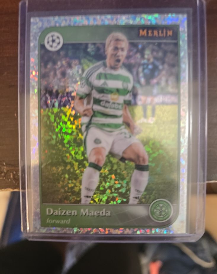 2024-25 Topps Merlin UEFA #97 Daizen Maeda Celtic FC — front