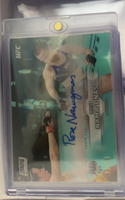 2026 Topps Stadium Club UFC #73 Rose Namajunas — front