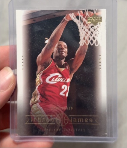 2003-04 Upper Deck #15 LeBron James — front