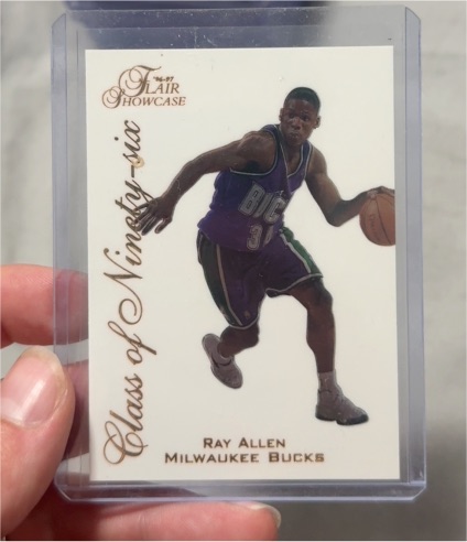 1996-97 Flair Showcase Class of Ninety-Six #2 Ray Allen — front