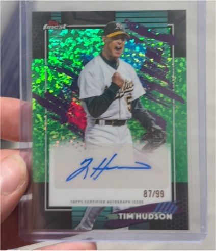 2026 Topps Finest #FMA-TH Tim Hudson — front