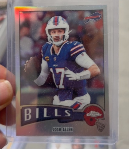 2025 Topps Chrome #1975-4 Josh Allen — front