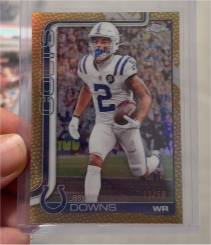 2025 Topps Chrome #127 Josh Downs — front