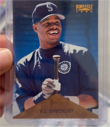 1996 Pinnacle #195 Ken Griffey Jr AL Checklist — front