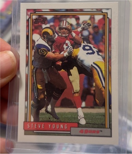 1992 Topps #191 Steve Young — front
