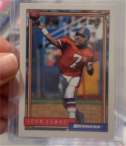 1992 Topps #125 John Elway — front