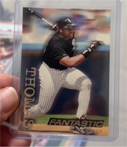 1994 Topps Stadium Club Fantastic Finishers #718 Frank Thomas — front