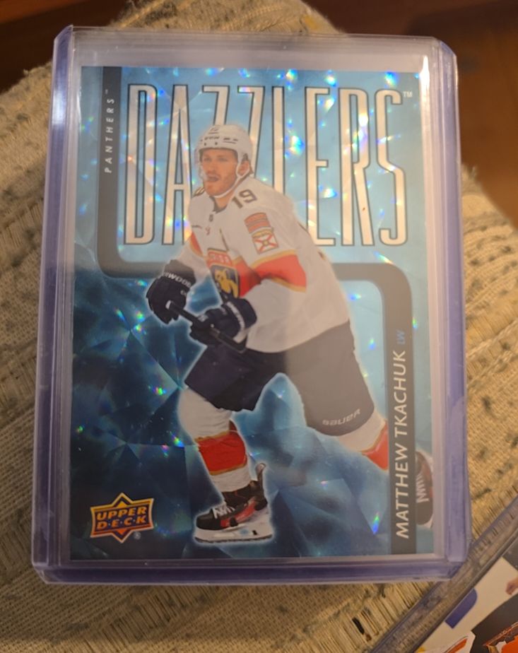 2025-26 Upper Deck Extended Series Dazzlers #DZ-128 Matthew Tkachuk — front