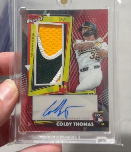 2026 Topps Finest #RPA-CT Colby Thomas — front