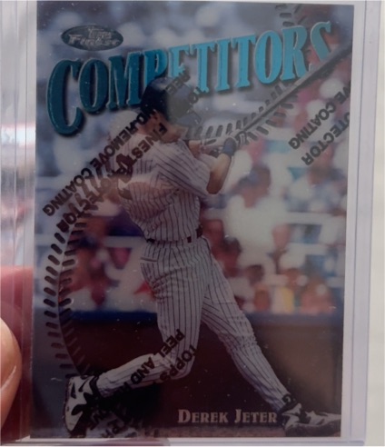 1997 Topps Finest #310 Derek Jeter Competitors Silver Uncommon — front