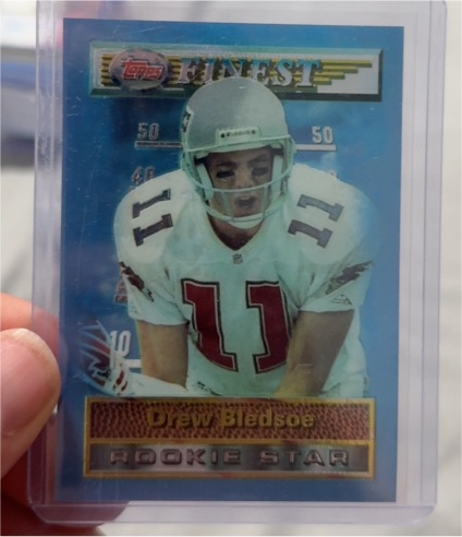 1994 Topps Finest #146 Drew Bledsoe Rookie Star — front