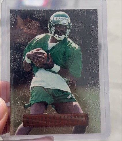 1996 Fleer Metal #136 Keyshawn Johnson — front